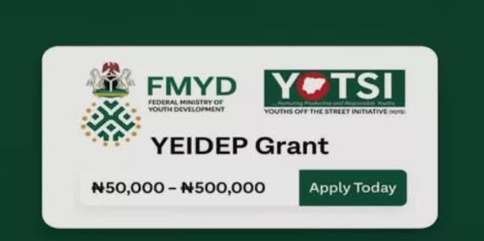 Illustration for YEIDEP 2025: FG Reopens Application Portal for Youth Empowerment Grants - How To Apply