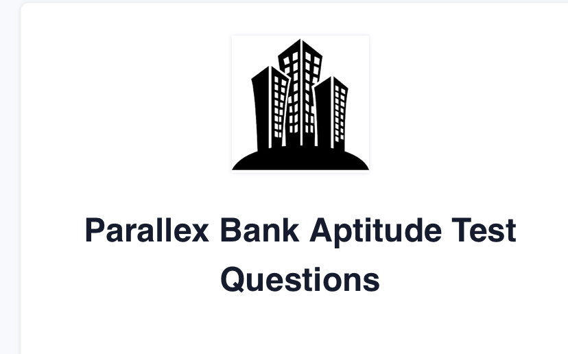 Illustration for Parallex Bank Graduate Trainee Aptitude Test Past Questions and Answers PDF (Updated 2025)